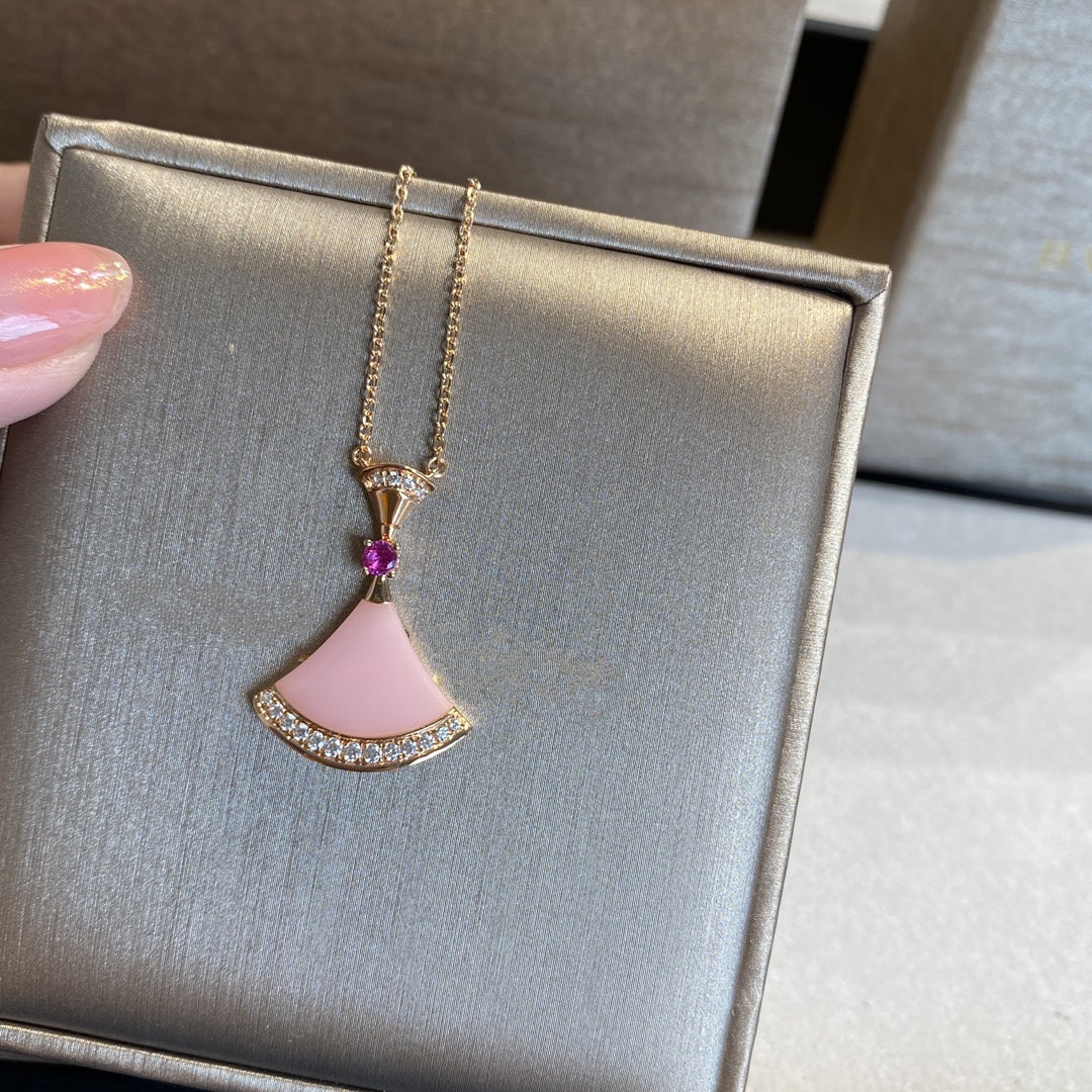[Regalia Jewelry]DREAM NECKLACE PINK OPAL