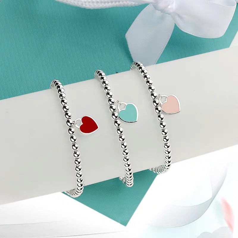 [Regalia Jewels]MINI HEART BRACELET SILVER