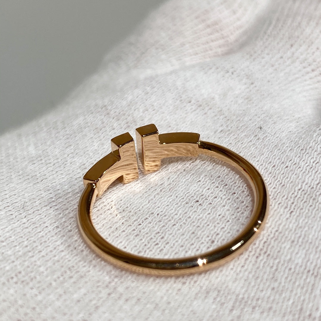 [Regalia Jewels] WIRE RING DIAMOND PINK GOLD