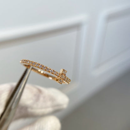 [Regalia Jewels]T RING DIAMOND PINK GOLD