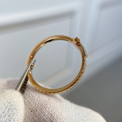 [Regalia Jewels]T RING DIAMOND PINK GOLD