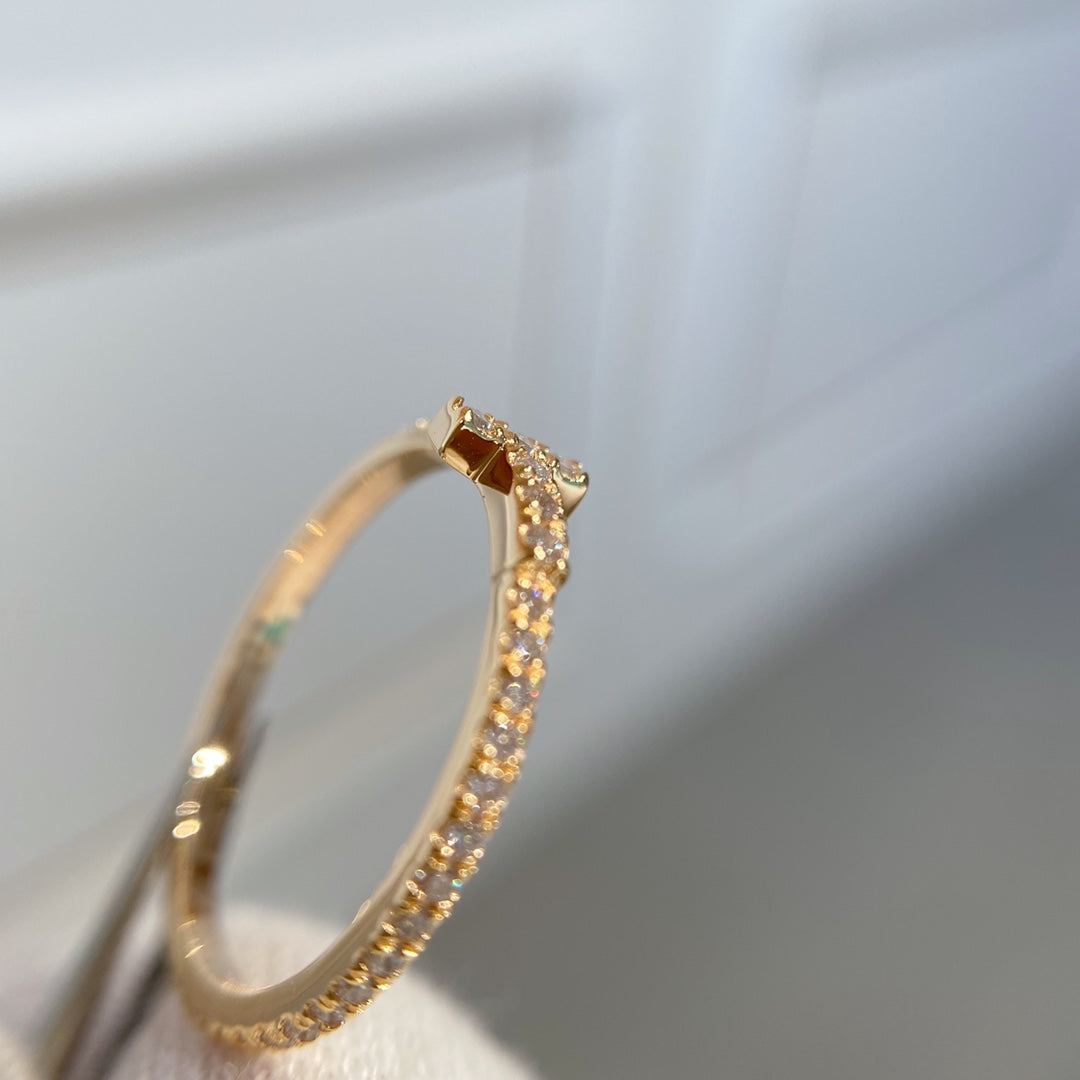 [Regalia Jewels]T RING DIAMOND PINK GOLD