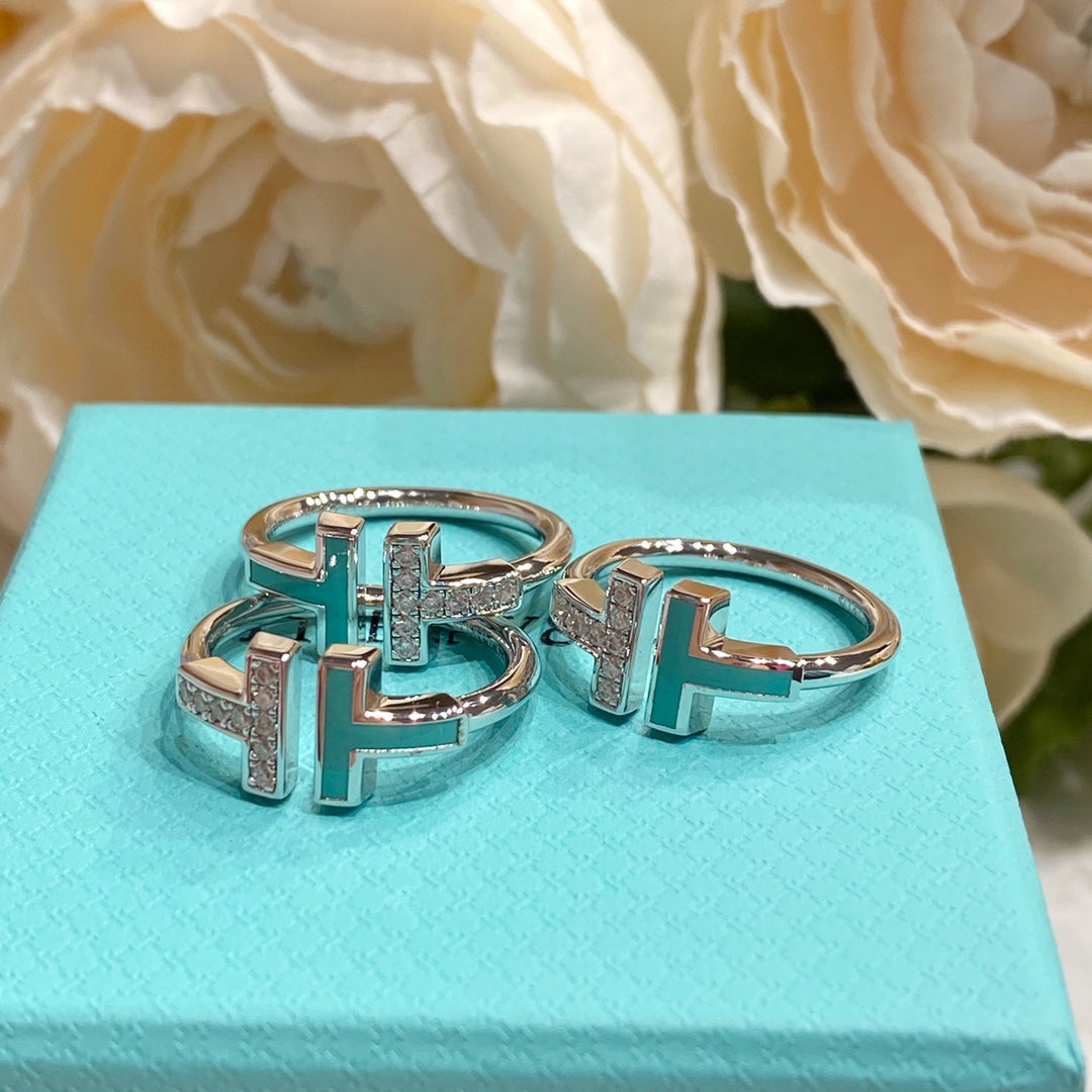 [Regalia Jewels] WIRE TURQUOISE DIAMOND RING SILVER