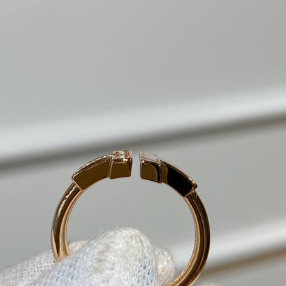 [Regalia Jewels]T WIRE MOP DIAMOND RING PINK GOLD