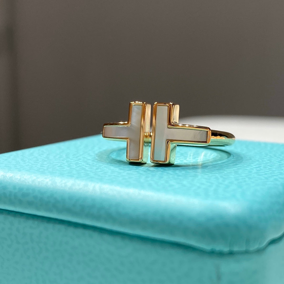 [Regalia Jewels] WIRE MOP RING PINK GOLD