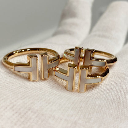[Regalia Jewels] WIRE MOP RING PINK GOLD