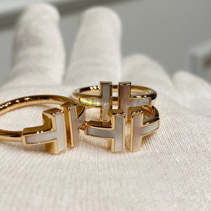 [Regalia Jewels] WIRE MOP RING PINK GOLD