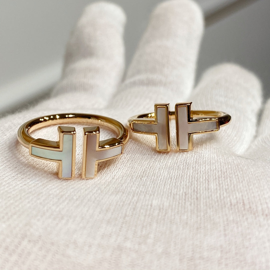 [Regalia Jewels] WIRE MOP RING PINK GOLD