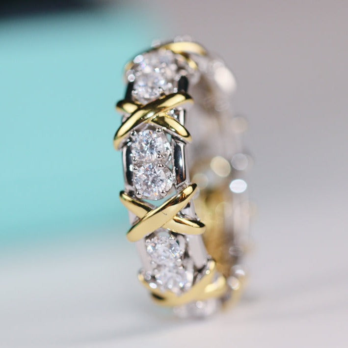 [Regalia Jewels]SIXTEEN STONE RING GOLD