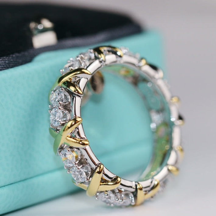 [Regalia Jewels]SIXTEEN STONE RING GOLD