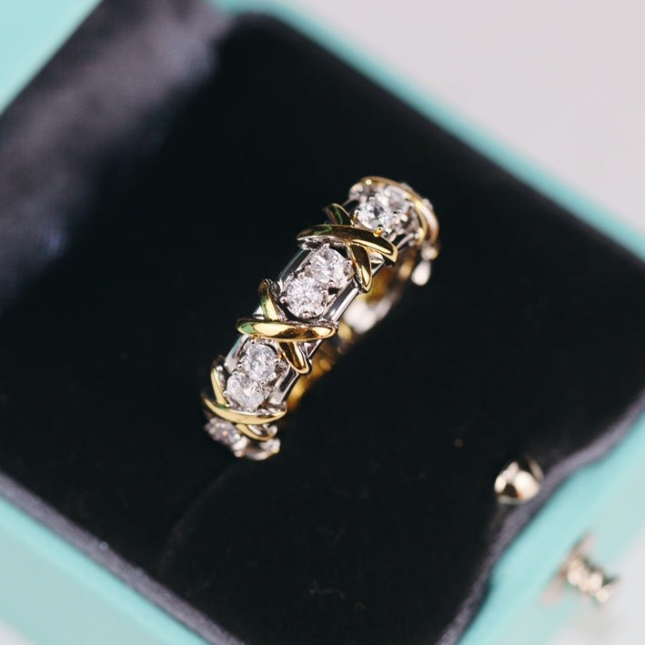 [Regalia Jewels]SIXTEEN STONE RING GOLD
