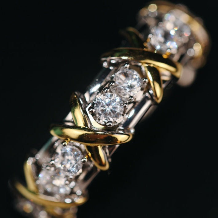 [Regalia Jewels]SIXTEEN STONE RING GOLD