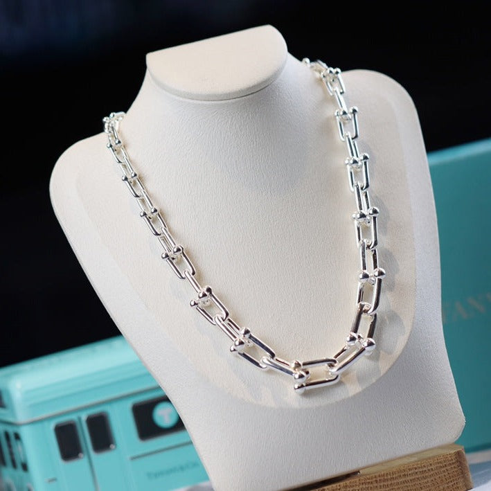 [Regalia Jewels]HARDWEAR LINK SILVER NECKLACE