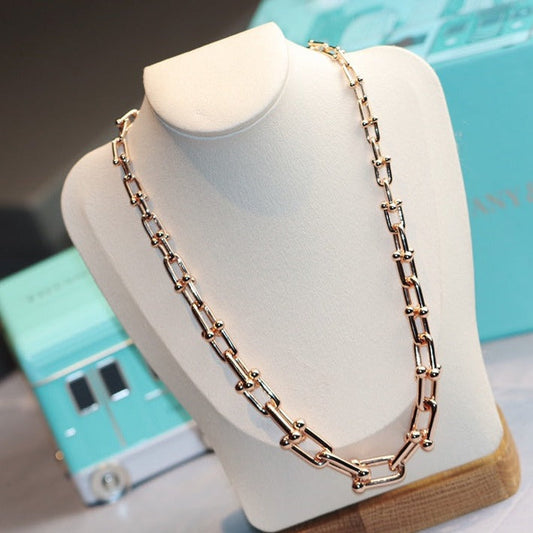 [Regalia Jewels]HARDWEAR LINK GOLD NECKLACE