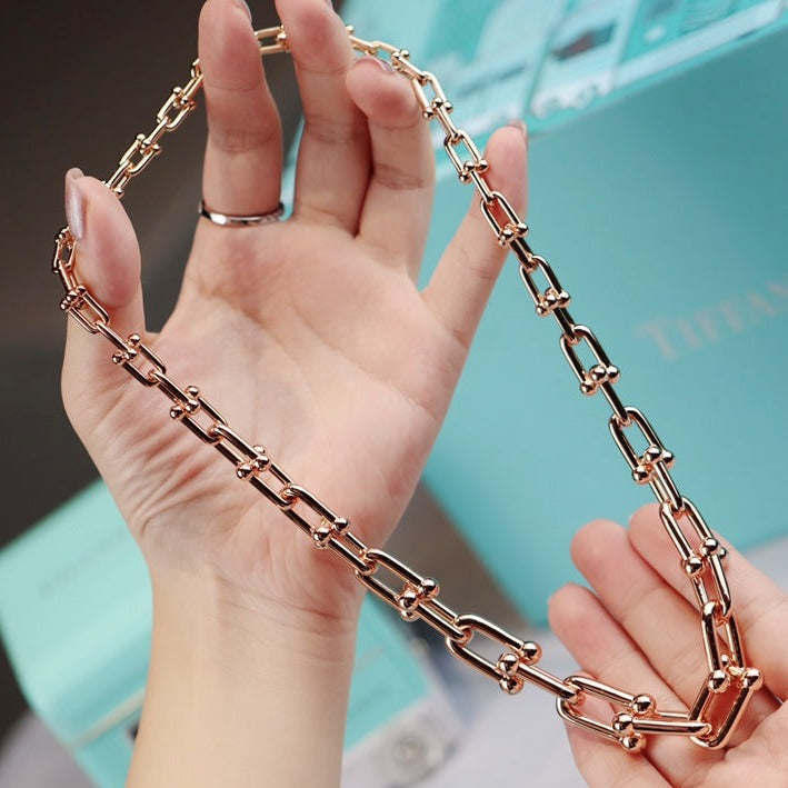 [Regalia Jewels]HARDWEAR LINK GOLD NECKLACE