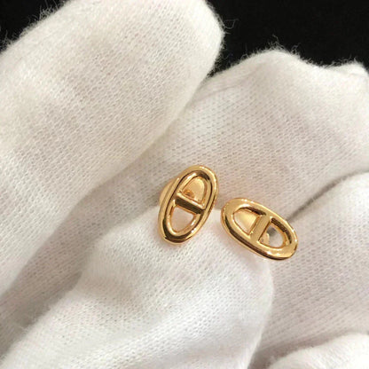 [Regalia Jewelry]CHAINE SMALL EARRINGS GOLD AND SILVER