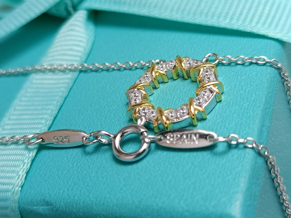 [Regalia Jewels]SIXTEEN STONE NECKLACE GOLD