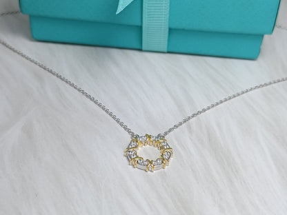 [Regalia Jewels]SIXTEEN STONE NECKLACE GOLD