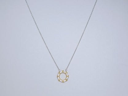 [Regalia Jewels]SIXTEEN STONE NECKLACE GOLD