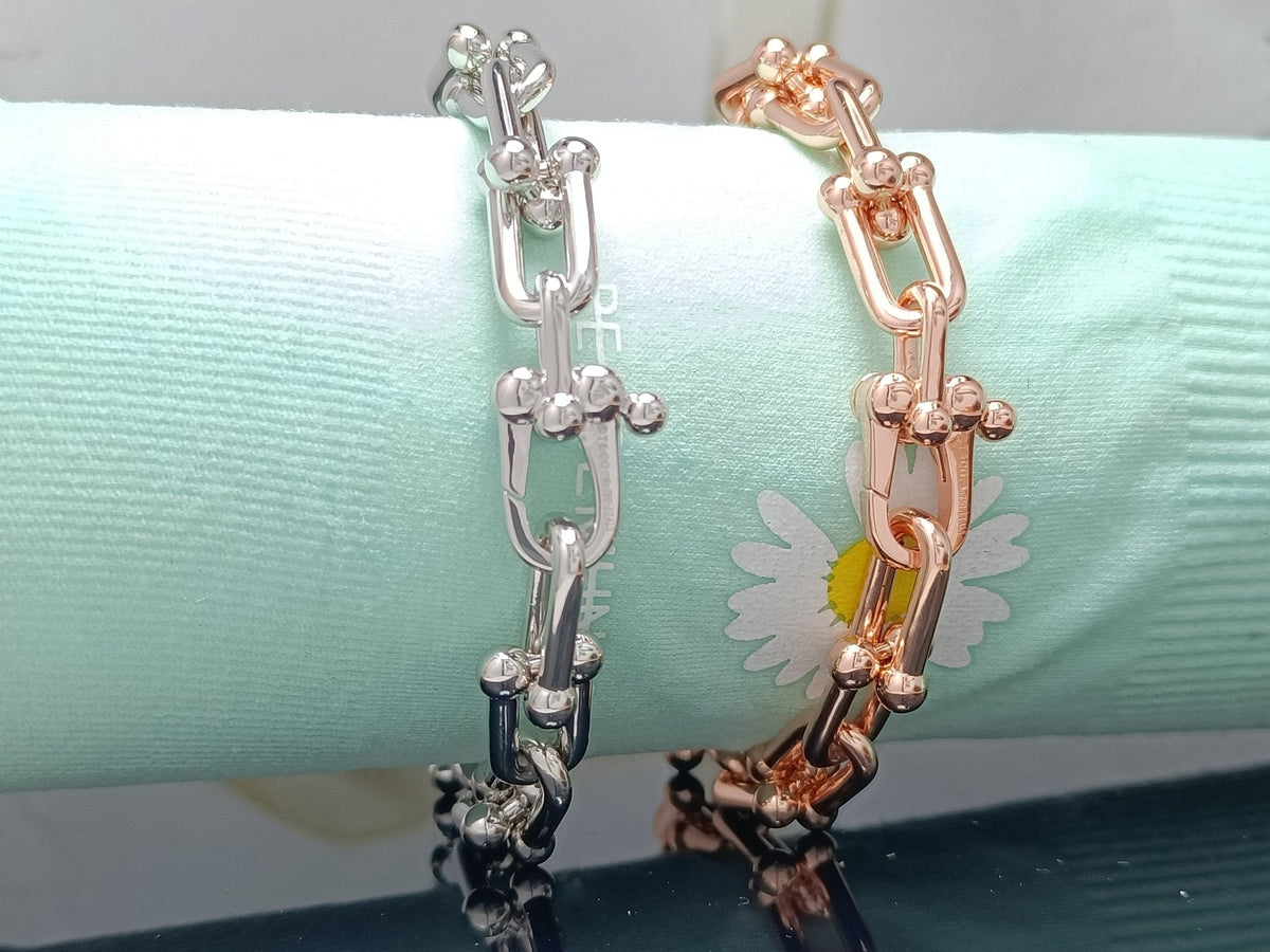 [Regalia Jewels]HARDWEAR BRACELET PINK GOLD AND SILVER DIAMOND