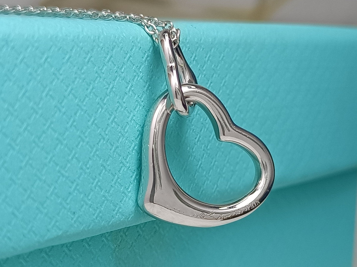 [Regalia Jewels]DOUBLE HEART SILVER NECKLACE
