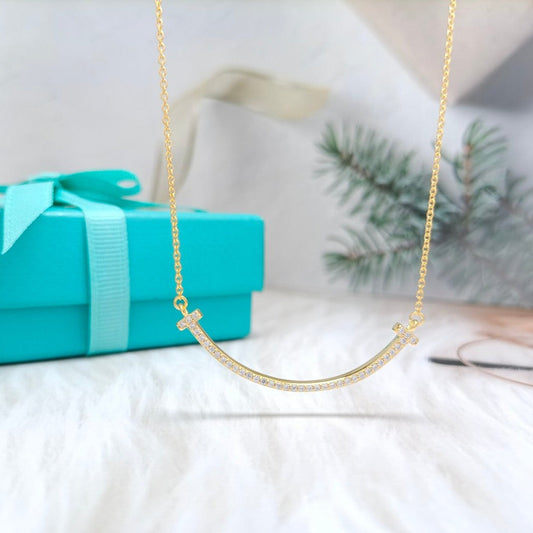 [Regalia Jewels]BIG SMILE PEDANT DIAMOND NECKLACE