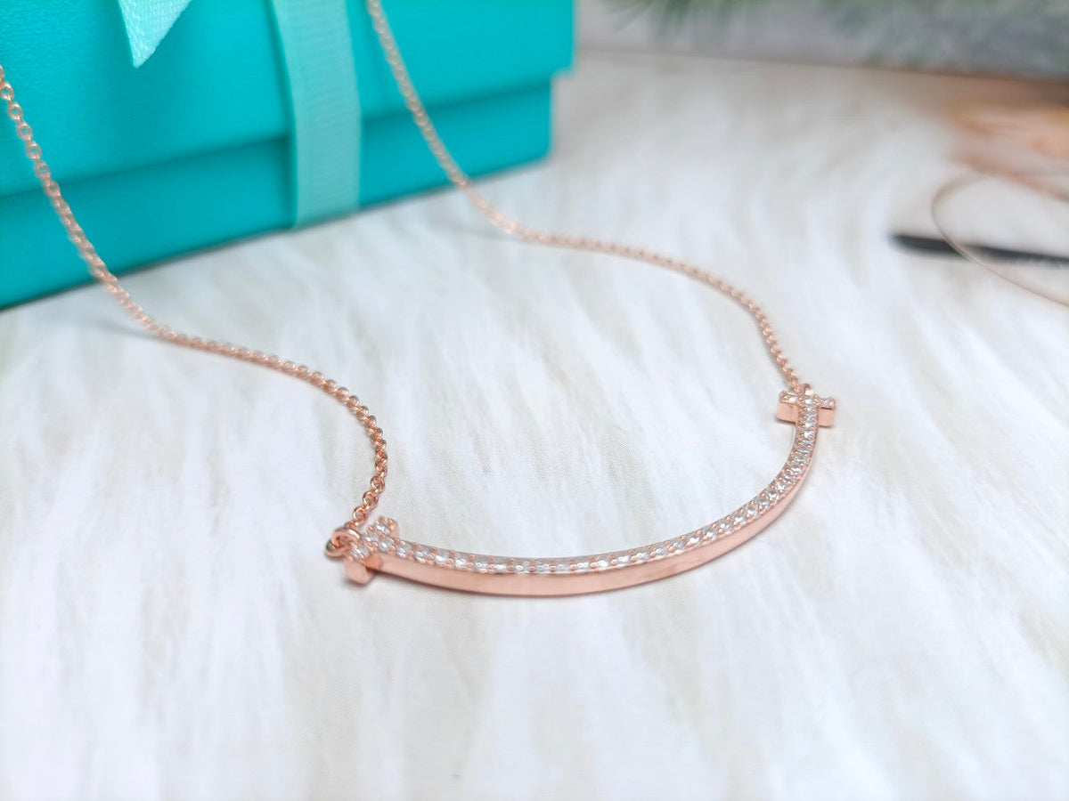 [Regalia Jewels]BIG SMILE PEDANT DIAMOND NECKLACE