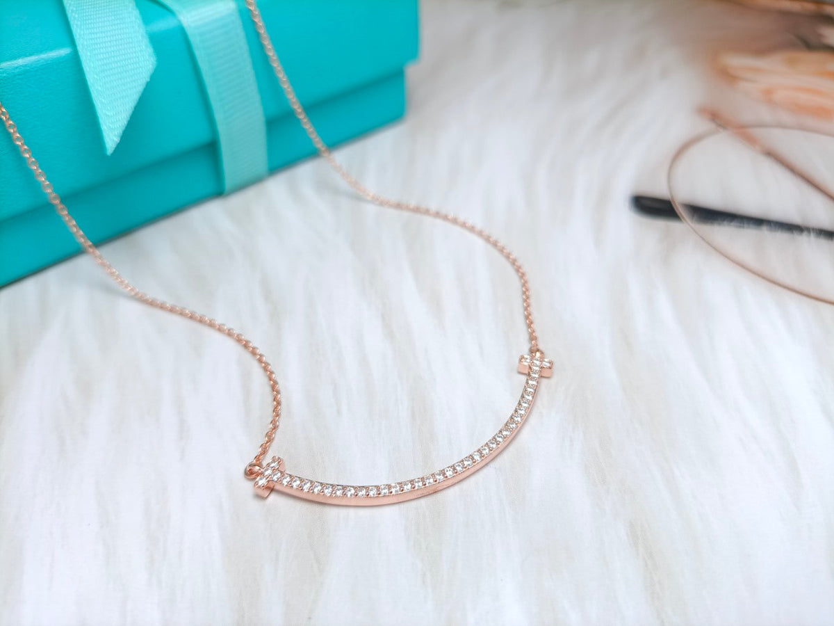 [Regalia Jewels]BIG SMILE PEDANT DIAMOND NECKLACE