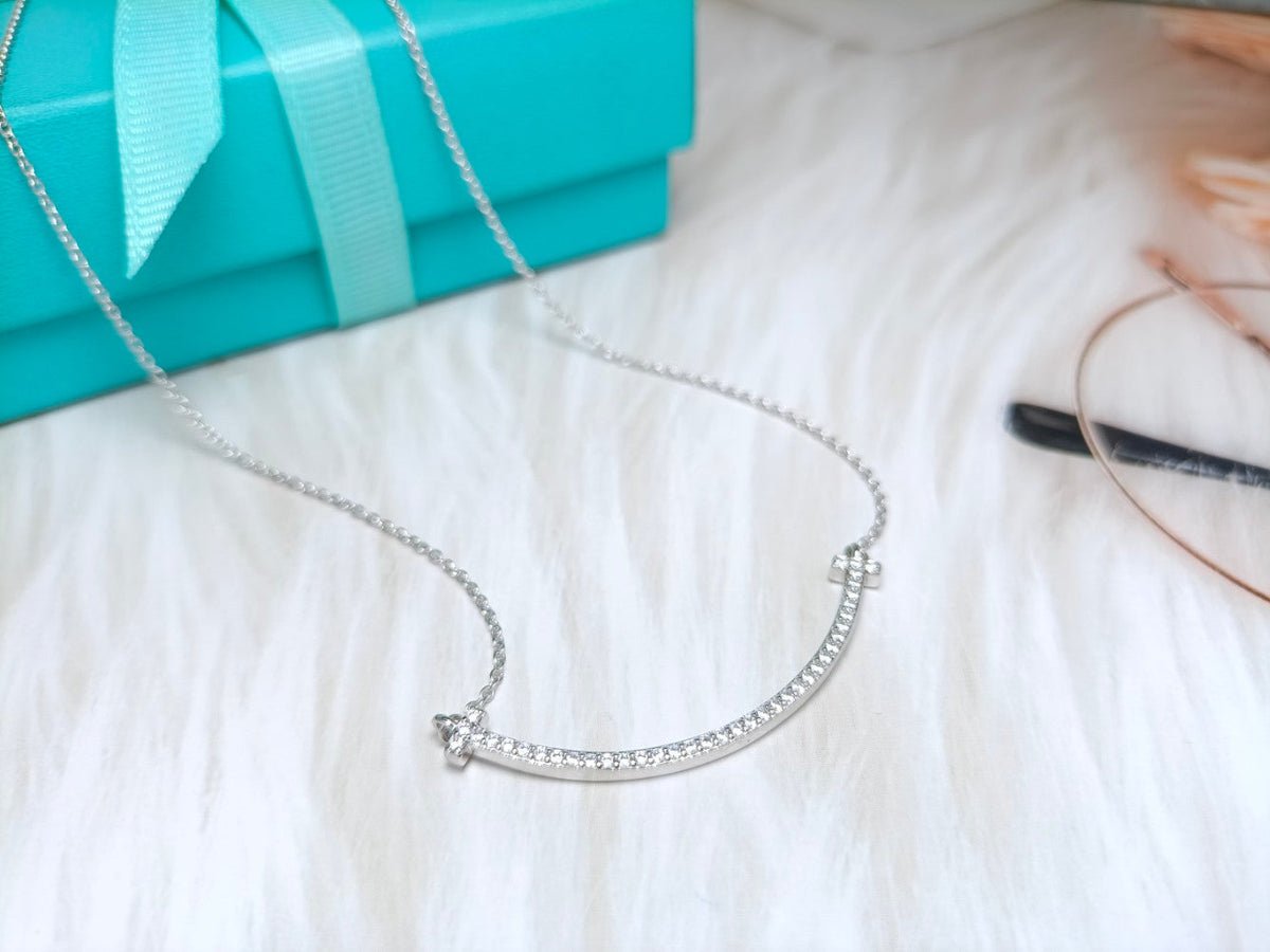 [Regalia Jewels]BIG SMILE PEDANT DIAMOND NECKLACE