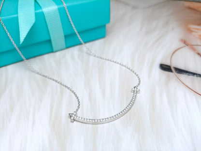 [Regalia Jewels]BIG SMILE PEDANT DIAMOND NECKLACE