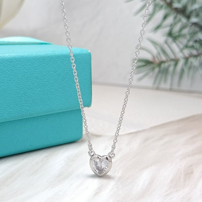 [Regalia Jewels]HEART BIG DIAMOND NECKLACE