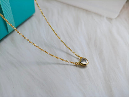 [Regalia Jewels]HEART BIG DIAMOND NECKLACE