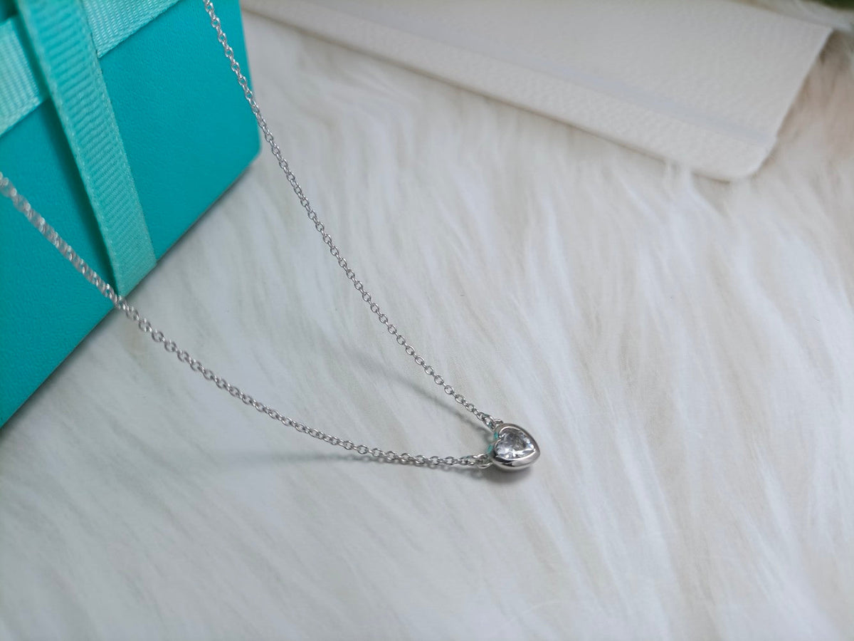 [Regalia Jewels]HEART BIG DIAMOND NECKLACE