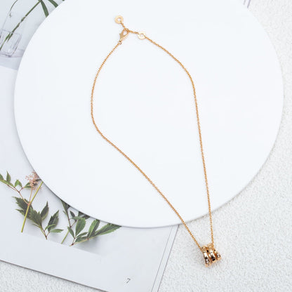 [Regalia Jewelry]SERPENTI PINK GOLD NECKLACE DIAMOND