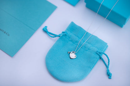 [Regalia Jewels]KEY AND HEART SILVER NECKLACE