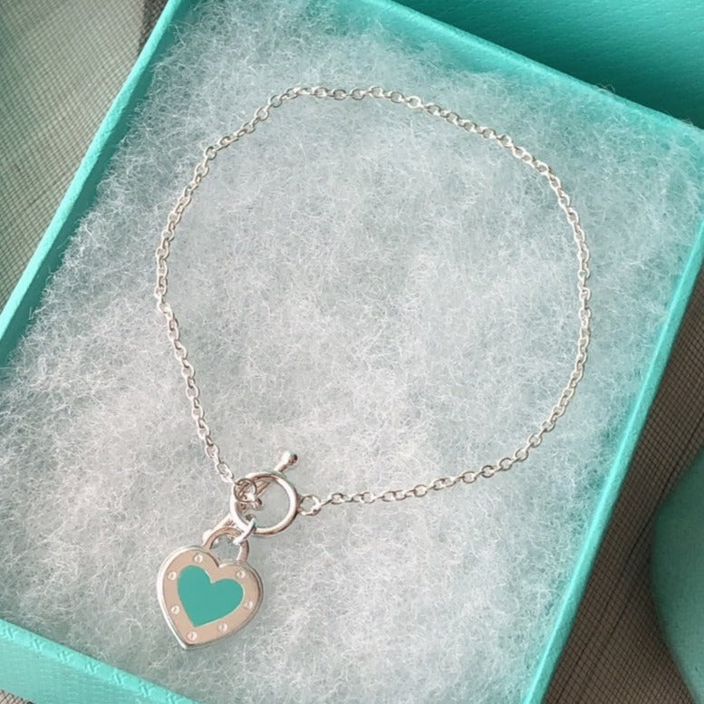 [Regalia Jewels]LOVE HEART BLUE BRACELET