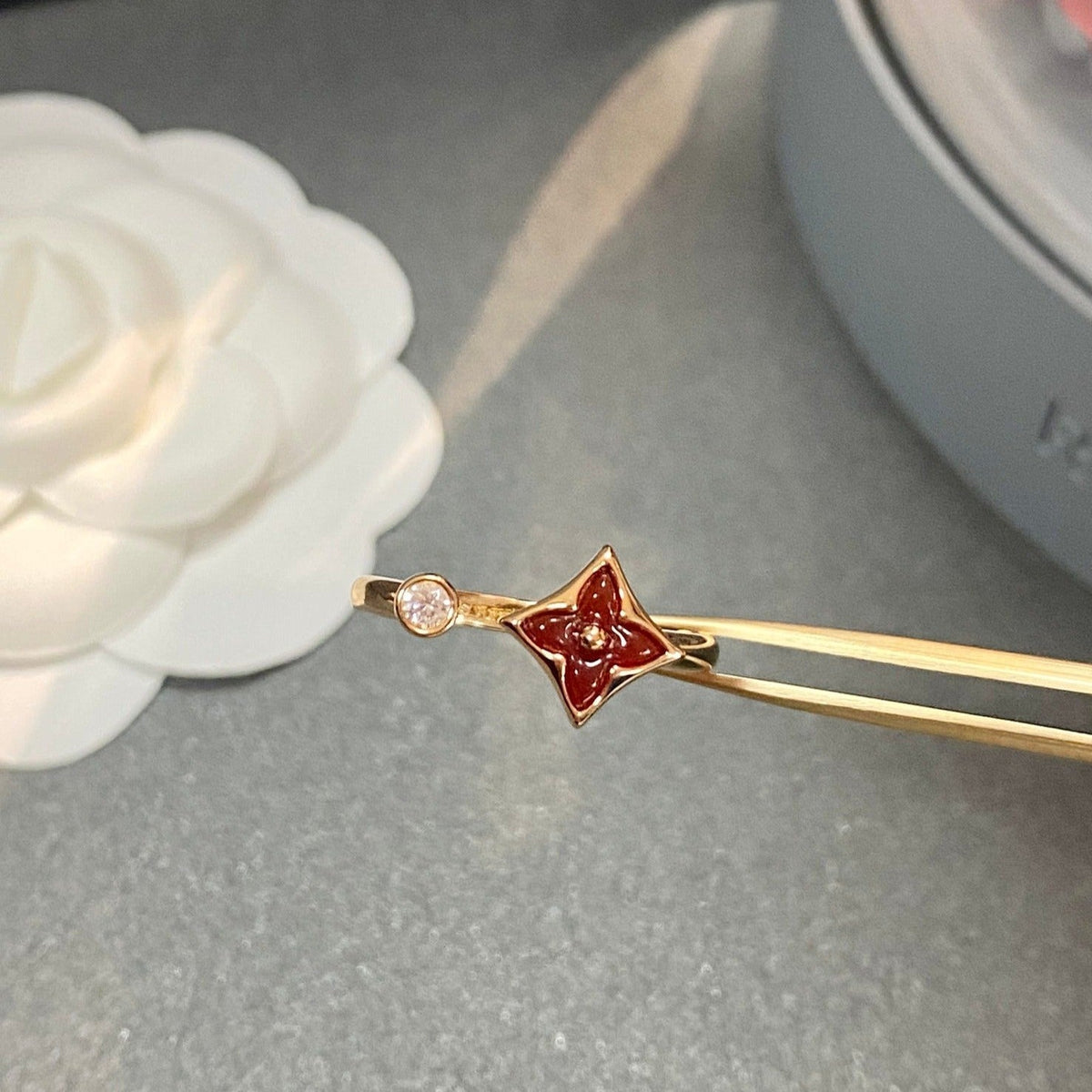 [Regalia Jewelry]STAR 1 DIAMOND OPEN RING