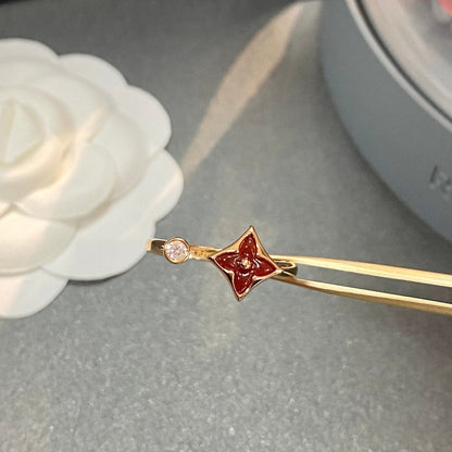 [Regalia Jewelry]STAR 1 DIAMOND OPEN RING