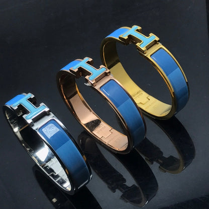 [Regalia Jewelry]H BRACELET BLUE RAINBOW CERAMIC