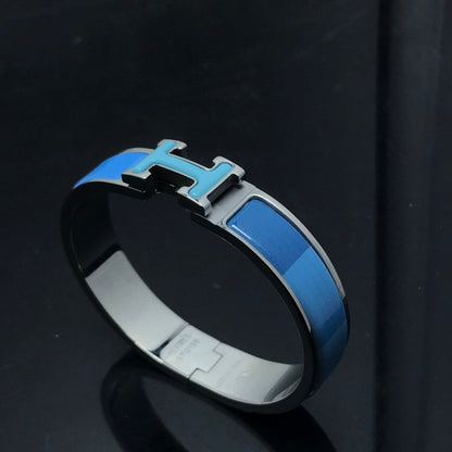 [Regalia Jewelry]H BRACELET BLUE RAINBOW CERAMIC