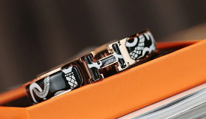 [Regalia Jewelry]H TARTAN BRACELET 12MM