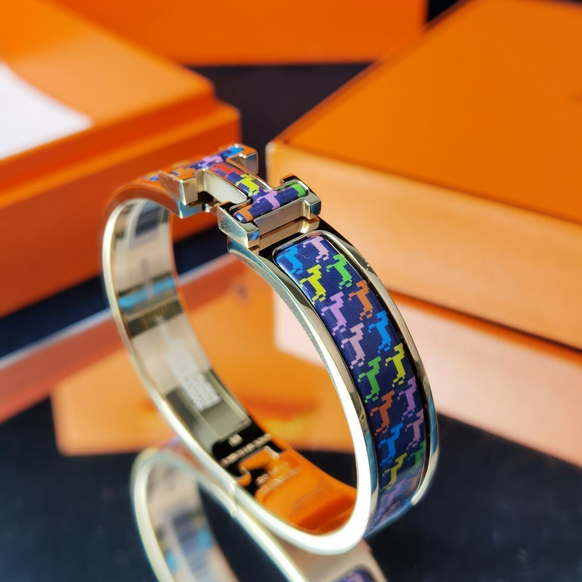 [Regalia Jewelry]H HORSE BRACELET 12MM