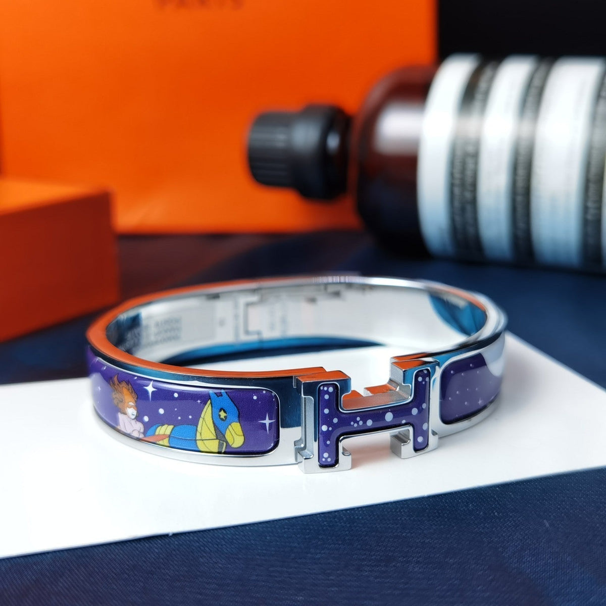 [Regalia Jewelry]H STAR AND MOON BRACELET 12MM