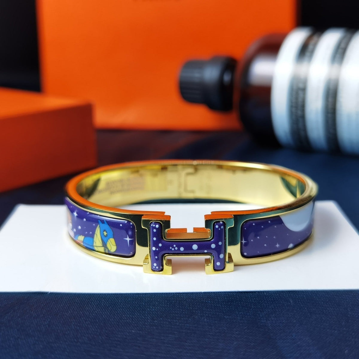 [Regalia Jewelry]H STAR AND MOON BRACELET 12MM