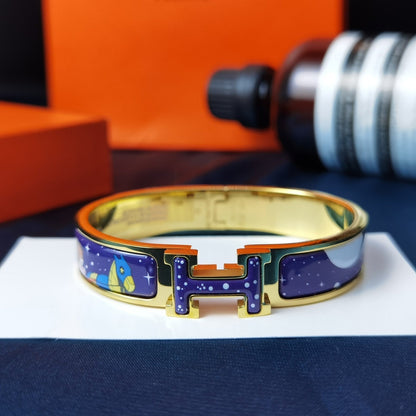 [Regalia Jewelry]H STAR AND MOON BRACELET 12MM