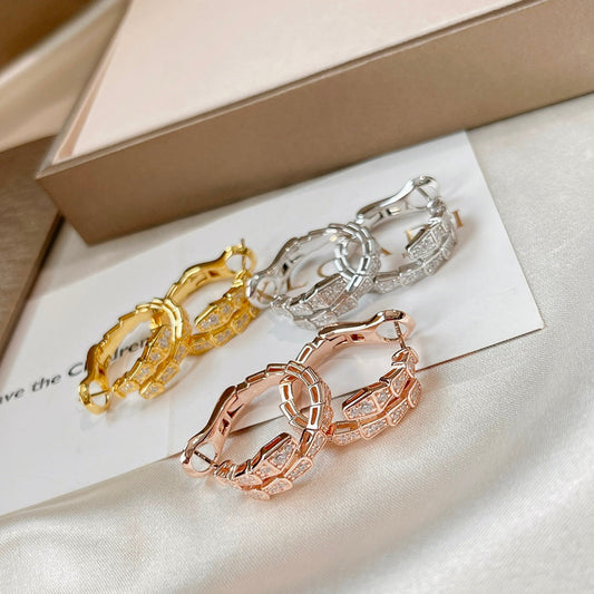 [Regalia Jewelry]SERPENTI EARRINGS DIAMOND