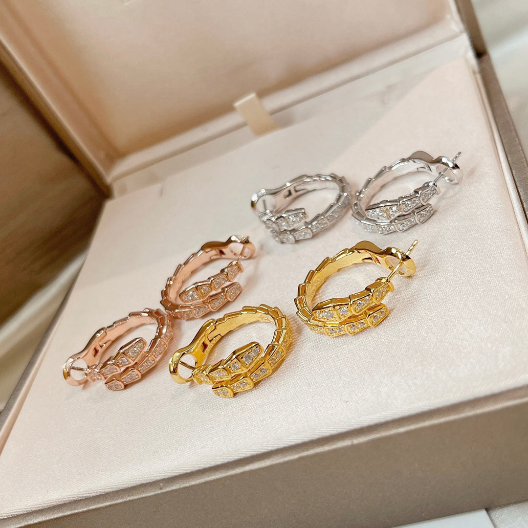 [Regalia Jewelry]SERPENTI EARRINGS DIAMOND
