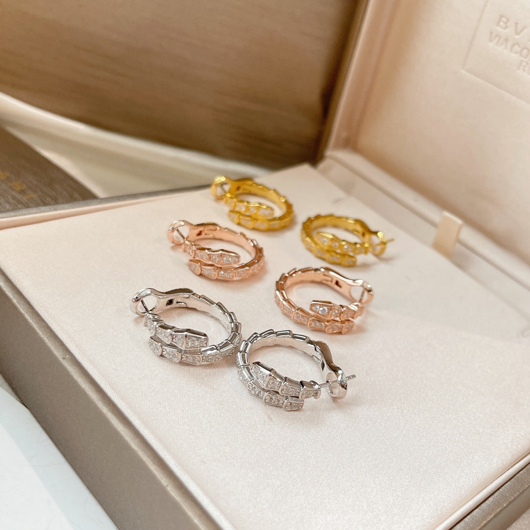 [Regalia Jewelry]SERPENTI EARRINGS DIAMOND