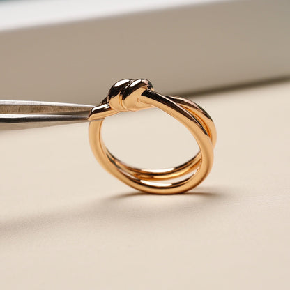 [Regalia Jewels]KNOT RING PINK GOLD