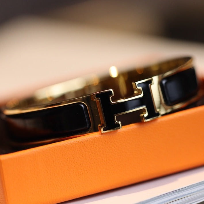 [Regalia Jewelry]H BRACELET 12MM GOLD